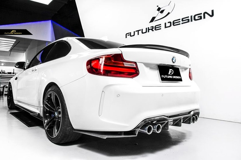 F87 M2 - MTC style Carbon Rear Diffuser 01